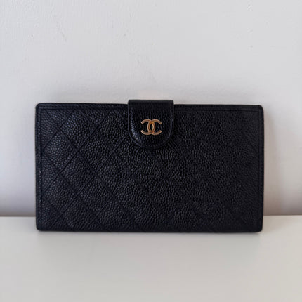 Portefeuille Chanel noir