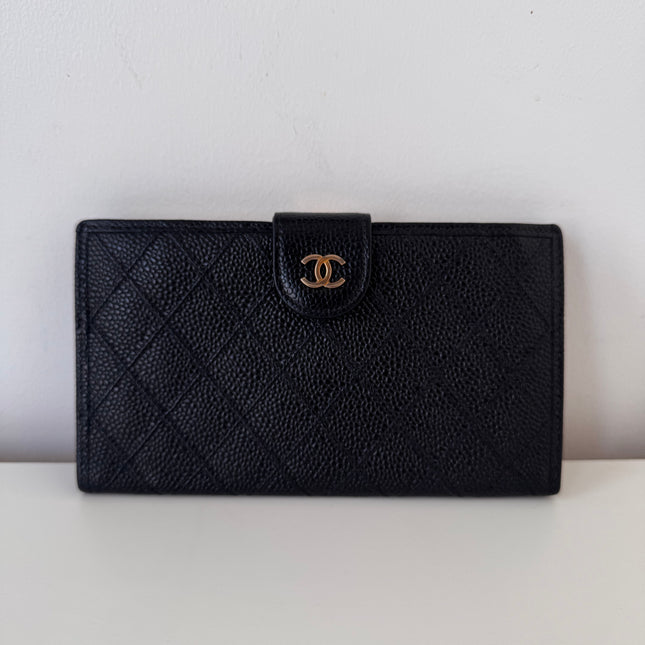 Portefeuille Chanel noir