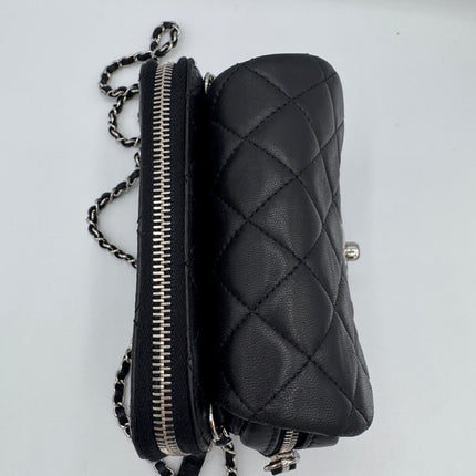 Sac Chanel mini double noir
