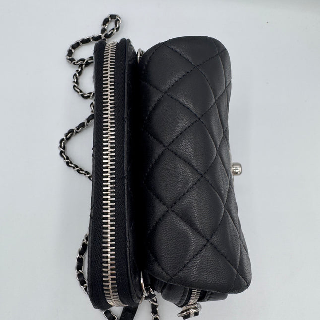 Sac Chanel mini double noir