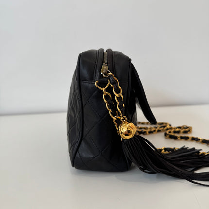 Sac Chanel caméra noir vintage