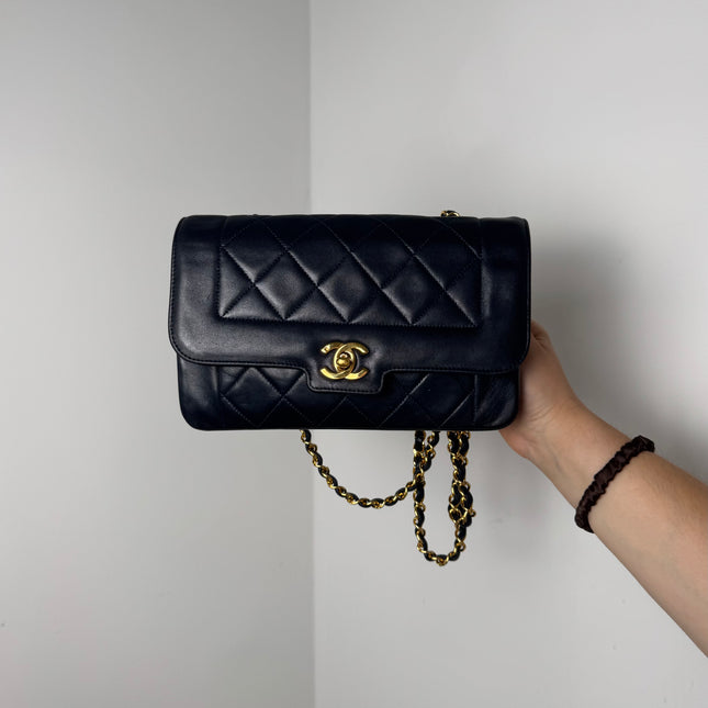 Sac Chanel Diana PM Marine