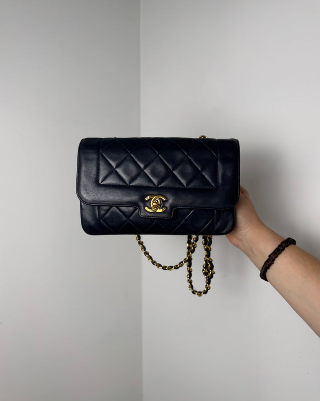 Sac Chanel Diana PM Marine