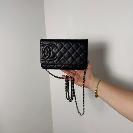 Sac Chanel Wallet On Chain Cambon noir