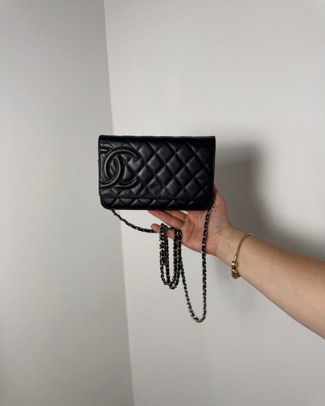 Sac Chanel Wallet On Chain Cambon noir