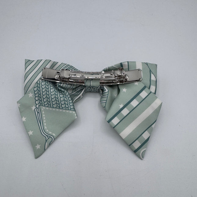 Barrette Hermès Grenelle en soie