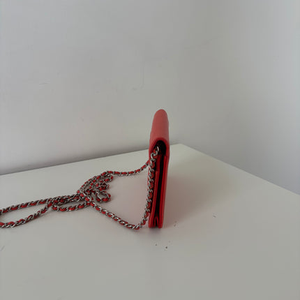 Sac Chanel Wallet on chain Corail