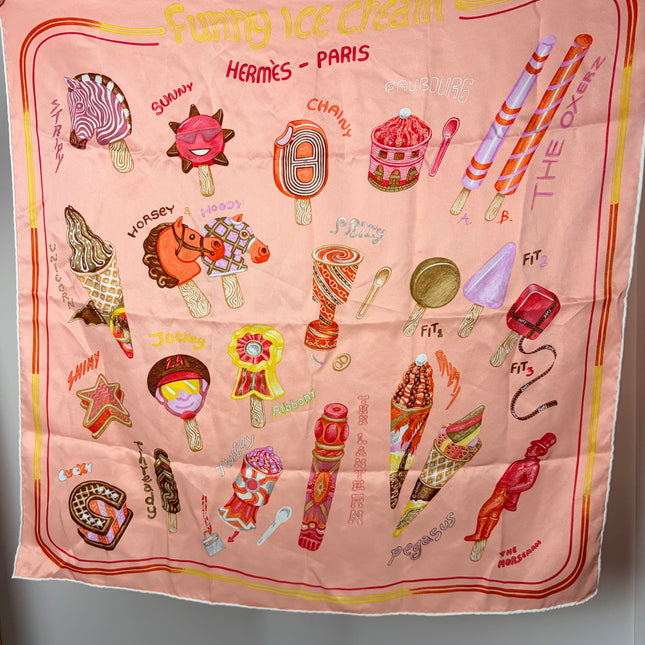 Carré Hermès Funny Ice Cream 70 cm