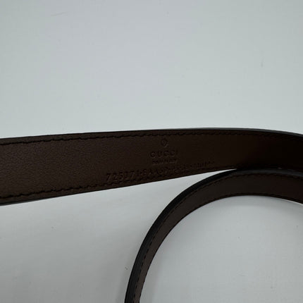 Ceinture Cuir Fraise Gucci