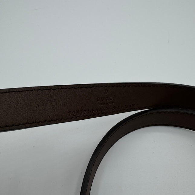Ceinture Cuir Fraise Gucci