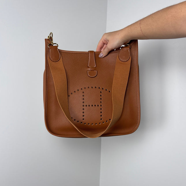 Sac Hermès Evelyne 31 Gold