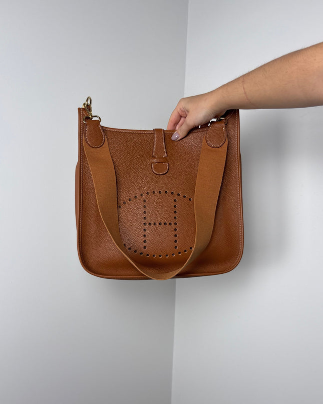 Sac Hermès Evelyne 31 Gold