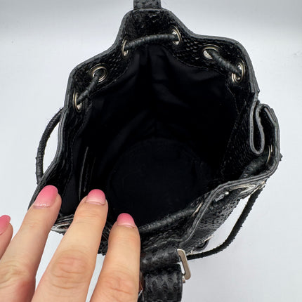 Sac Saint Laurent Rider Python