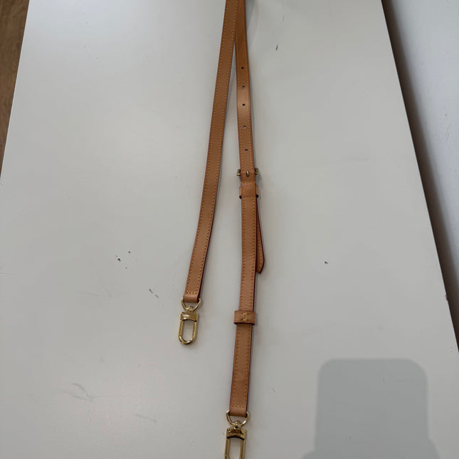 Bandoulière Louis Vuitton de sac réglable cuir naturel