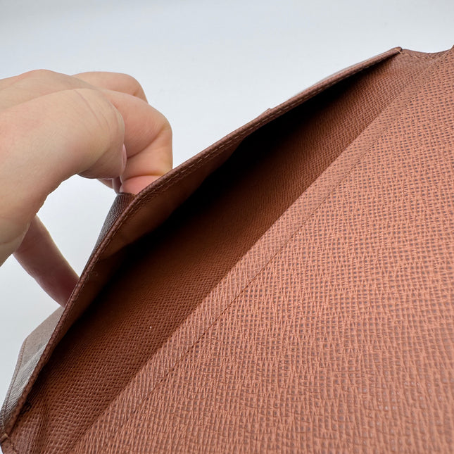 Portefeuille chéquier Louis Vuitton Monogram