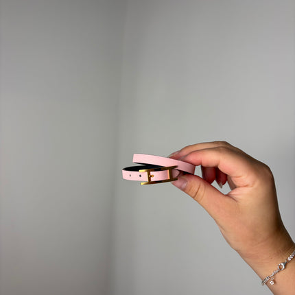 Bracelet Hermès Behapi double tour T1 Rose