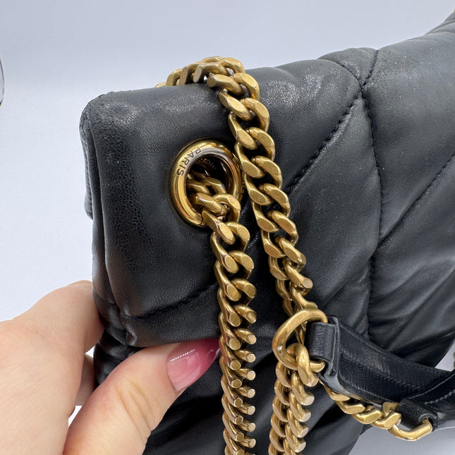 Sac Saint Laurent Puffer Small Noir