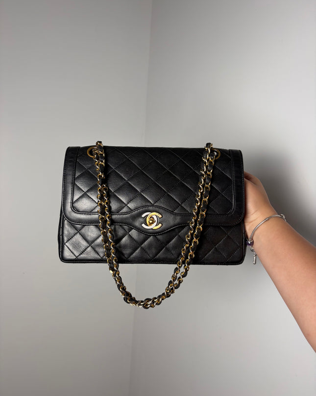 Sac Chanel Fermoir bicolore Noir