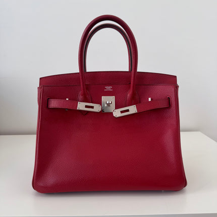 Sac Hermès Birkin 30 rouge piment