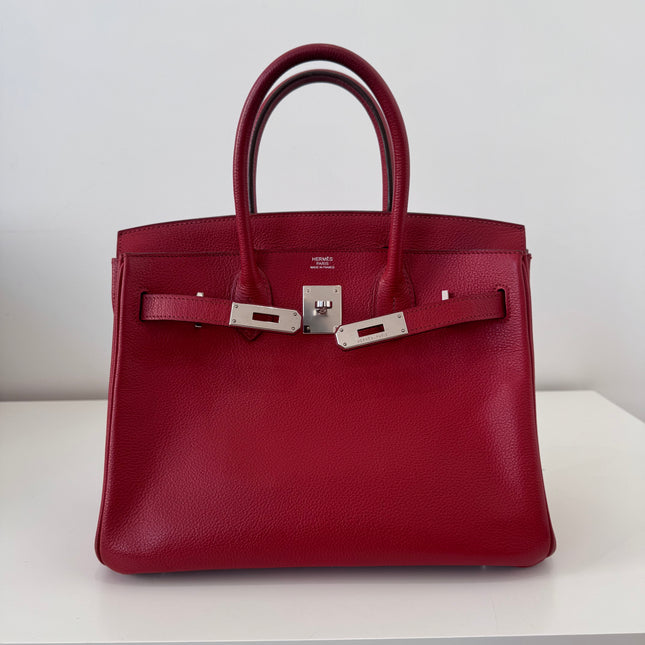 Sac Hermès Birkin 30 rouge piment