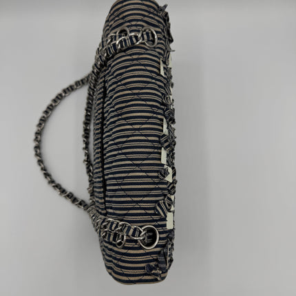 Sac Chanel Timeless Tissu Rayé