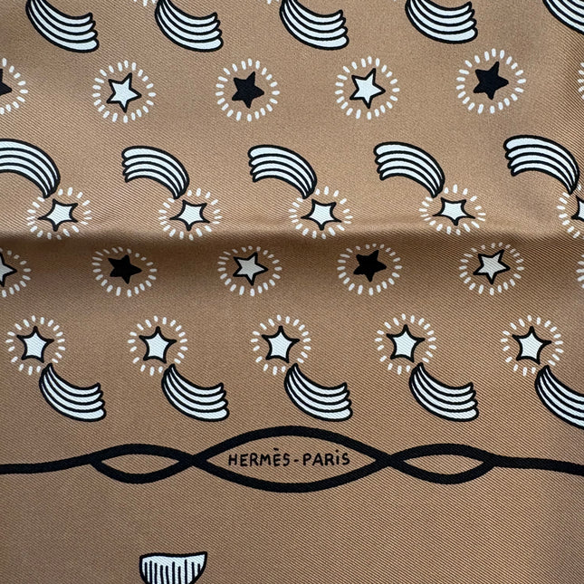Bandana Hermès 55cm Les canyons étoiles