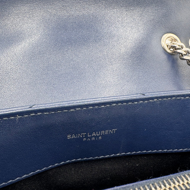 Sac Loulou Small Saint Laurent Bleu Marine