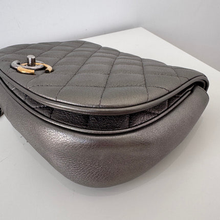 Sac Chanel Demie lune argent