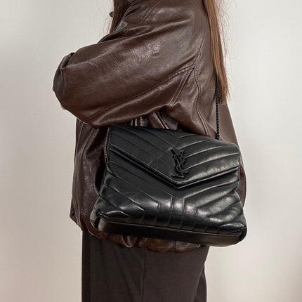 Sac Loulou Medium Saint Laurent Noir