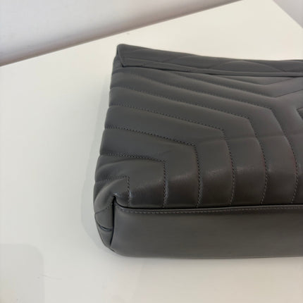 Sac Saint Laurent Loulou Medium Gris foncé