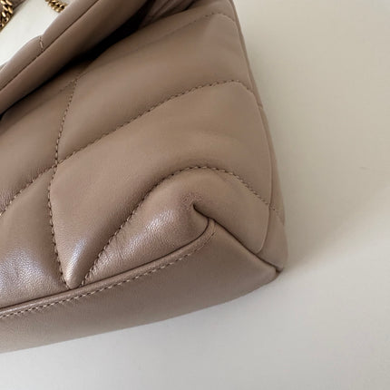 Sac Saint Laurent Loulou Puffer Toy Beige