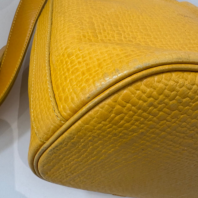 Sac Courrèges seau vintage Jaune