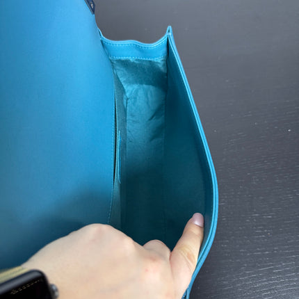 Sac Chanel Boy Medium Bleu