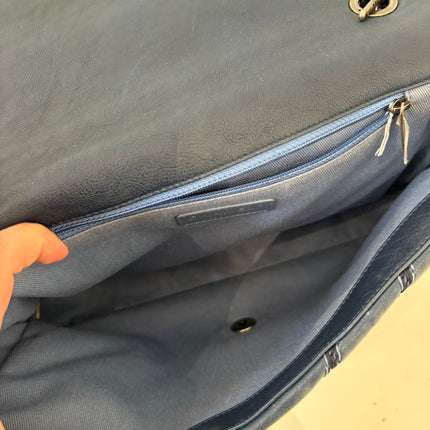 Sac Chanel Timeless chevrons bleus
