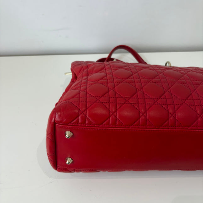 Sac Dior Grand Shopping Rouge