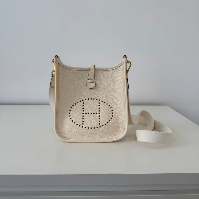 Sac Hermès Evelyne 16 craie