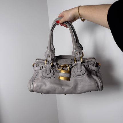Sac Chloé Paddington Gris
