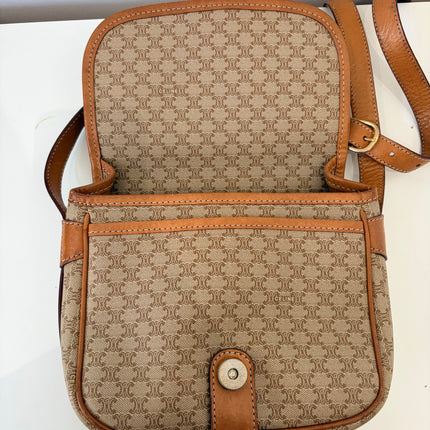 Sac Celine bandoulière toile macadam