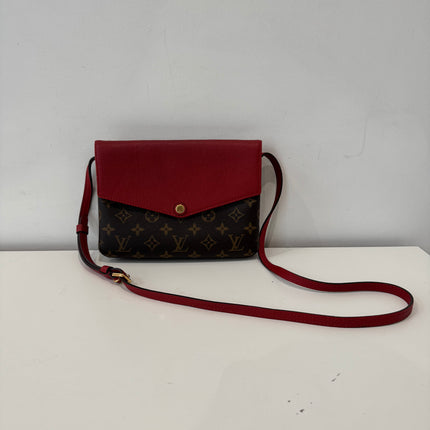 Sac Louis Vuitton bandoulière Twice Monogram & Rouge