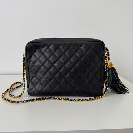 Sac Chanel Caméra GM Cuir Caviar Noir