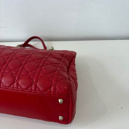 Sac Dior Grand Shopping Rouge