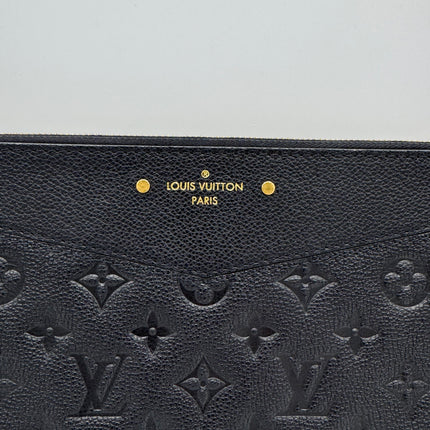 Pochette Louis Vuitton Daily Pouch Cuir Empreinte