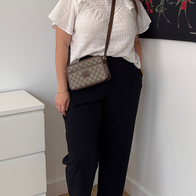 Sac Gucci bandoulière Interlocking G mini