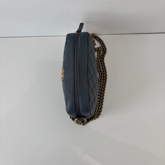 Sac Chanel Caméra Bleu éteint