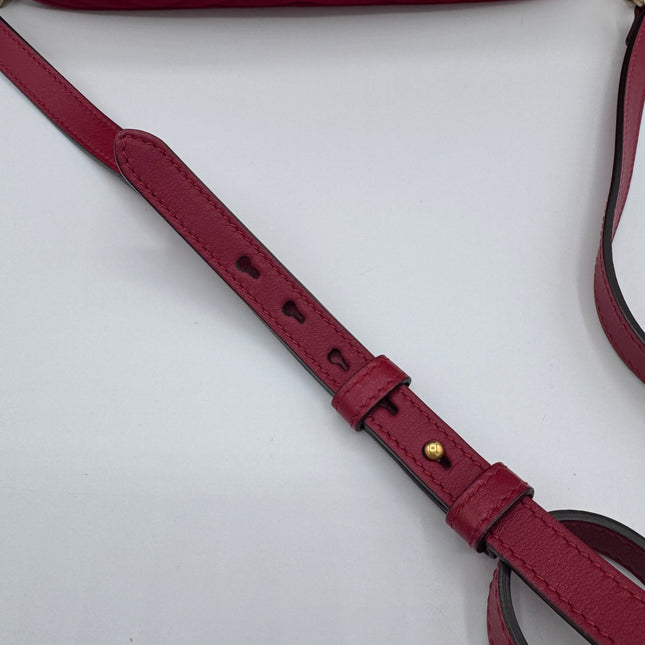 Sac Gucci GG Marmont Velours Velvet Rouge