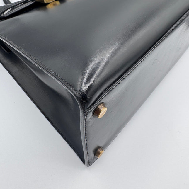 Kelly 32 Hermès Box Noir