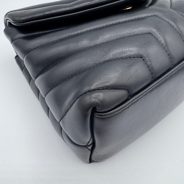Sac Loulou Small Noir Saint Laurent