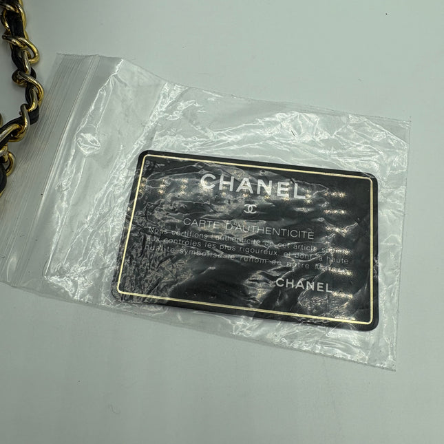 Caméra Chanel vintage bleu nuit