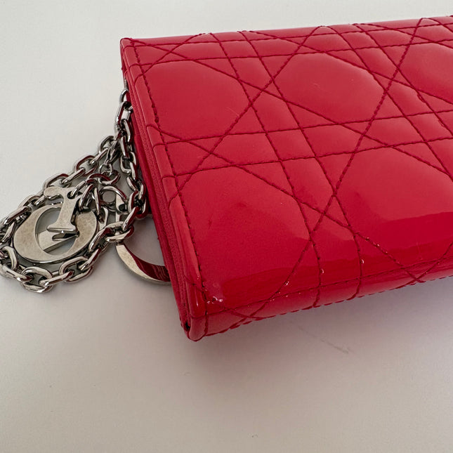 Dior Wallet on chain Géranium