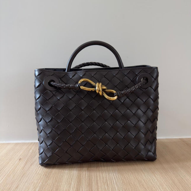 Sac Andiamo Petit Bottega Veneta Marron Fondant